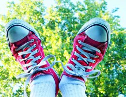 skarpetki w trampkach